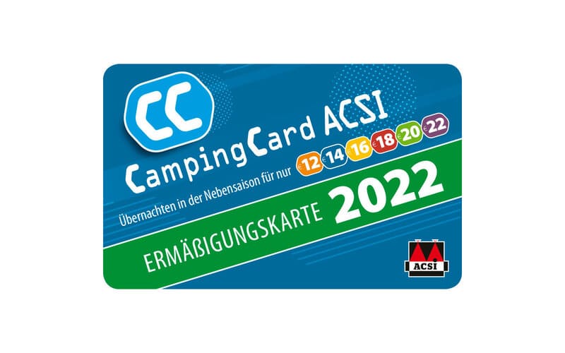 CampingCard 2022 – Campingführer mit Ermässigungskarte